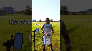 165 BPM Quadruple Stroke Roll