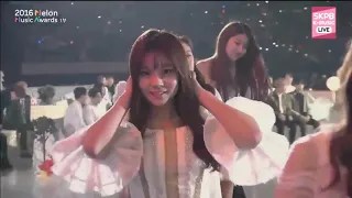 161119​ SEVENTEEN​ &​ GFRIEND​ Moments​ at Melon music award​ 2016