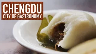 Leaf Wrapped Cake Filled With Pork // Chengdu: City of Gastronomy 25