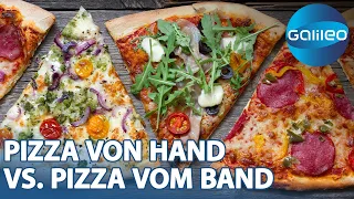 "Pizza ist für mich Liebe" - Wir machen den Geschmackstest: Pizzabäcker vs. Großproduzent