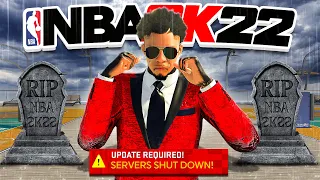 I Returned to NBA 2K22 for the LAST DAY.. (servers are gone)