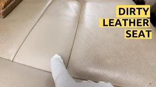 How To Clean ACTUAL Dirty Leather Car Seats