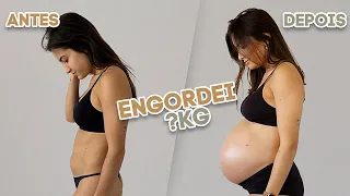 VLOG Quantos kg engordei na gravidez até agora? 🤰🏽| Vanessa Lino