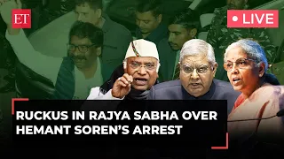 Ruckus in Rajya Sabha over DK Suresh's statement and Hemant Soren's arrest