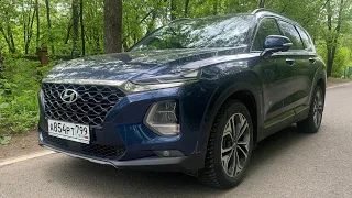 Взял Hyundai Santa Fe V6 - обгон в горку