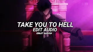 Take you to hell - Ava max [edit audio]