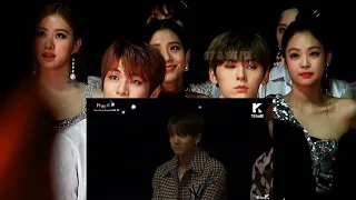 BLACKPINK REACTION TO JUNGKOOK AND BTS REACTION TO BLACKPINK/MMA 2018