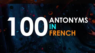 100 Antonyms/Opposites In French | Les Contraires | The Frenchville