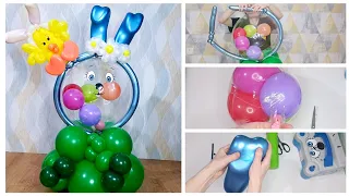 Як зробити з повітряних кульок зайчика? How to make a bunny out of balloons?