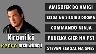 Amigotek do Amigi, Zelda mod do Dooma, Commando Ninja, pudełka do gier na PS1 Steven Seagal SNES