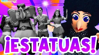 JUGANDO A LAS ESTATUAS CON LA REINA TUNDRA  -  Megafantastico Tv