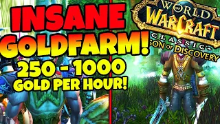 INSANE Phase 3 Goldfarm - 250 to 1000 Gold Per Hour - Season of Discovery