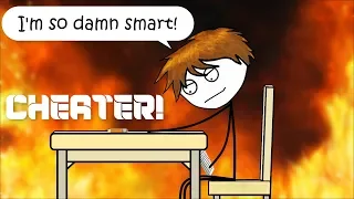 When a Gamer cheats on a test