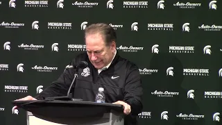 Michigan State basketball coach Tom Izzo on win over 'real deal' Indiana State