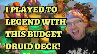 LEGEND Budget Drum Druid Deck Guide and Gameplay - Hearthstone TITANS