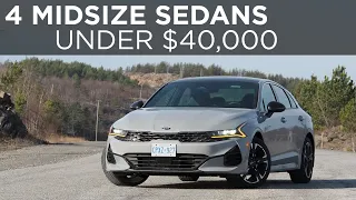 4 midsize sedans under $40K, starring the 2021 Kia K5 | Buying Advice | Driving.ca