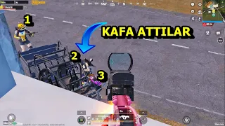 BU NASIL KAFA ATMAK ÖDÜM KOPTU ! SOLO VS SQUAD PUBG MOBİLE