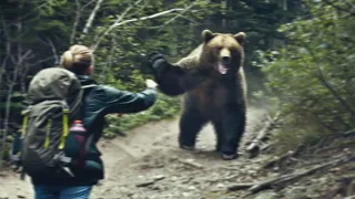 Woman Encounters Grizzly Bear While Hiking GONE WRONG...