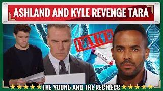 CBS Young And The Restless Ashland and Kyle secretly tested their DNA, they were tricked by Tara