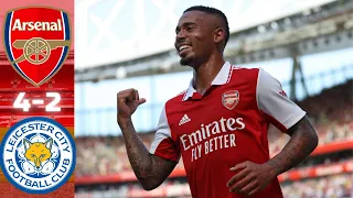 ARSENAL 4-2 LEICESTER CITY🔥 GABRIEL JESUS STOLE THE SHOW ⚽️⚽️ HIGHLIGHTS & MATCH REACTION
