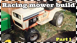 Racing mower build part 1
