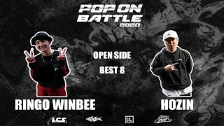 RINGO WINBEE vs HOZIN｜Open side Best 8 @ POP ON BATTLE 2020｜LB-PIX