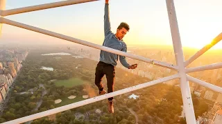 Hanging 1,000 ft Over Central Park