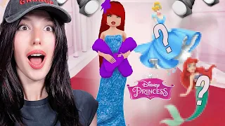 ROBLOX DRESS TO IMPRESS'de DISNEY PRENSESLERİNİ YAPTIM! 2