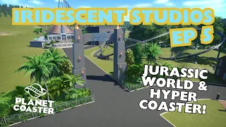 Jurassic World Hyper Coaster! Iridescent Studios! Ep 5! Planet Coaster!