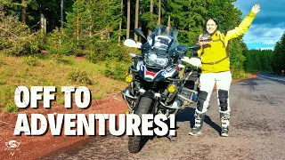 Beginning of an EPIC Solo Motorcycle Trip - Heading To CANADA! 🇨🇦 E00