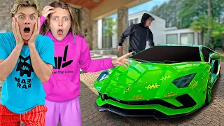 We CAUGHT the person who STOLE CARTER SHARER Lamborghini SUPERCAR