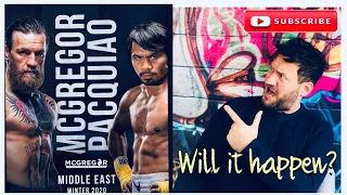 Conor McGregor vs Manny Pacquiao bout edges closer for a blockbuster fight 2021 #boxing #ufc #sport