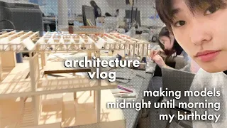 turning 20 years old during architecture midterms [college uni vlog]