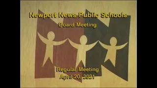 School Board Meeting: April 20, 2021