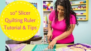 10" Slicer Quilting Ruler- Video Tutorial by The Crafty Gemini