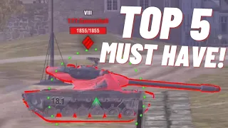 MUST HAVE! TOP 5 STRONGEST PREMIUM TANKS AT TIER 8!