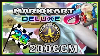 MARIO KART 8 DELUXE Part 28: Banana-Cup 200cc deluxe with facecam