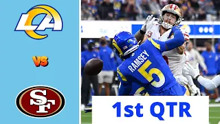 Los Angeles Rams vs. San Francisco 49ers Full Highlights 1st QTR | NFL Week 4, 2022