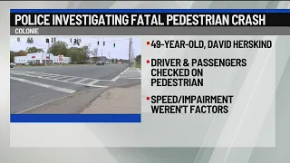 Police investigating fatal pedestrian crash