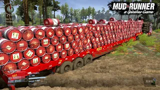 Spintires Mudrunner - dongfeng FAW Dump truck driving extreem Off-road DRIVE 2023