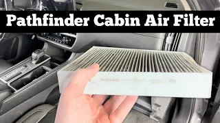 How To Change 2022 - 2023 Nissan Pathfinder Cabin Air Filter - Replace AC Air Filter Replacement