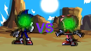 Sonic vs Amy Sprite animation