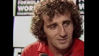 Ayrton Senna & Alain Prost - Post Race Interview - 1988 Formula 1 Belgian Grand Prix
