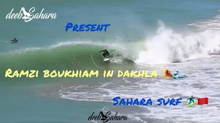 RAMZI BOUKHIAM Surf Dakhla Pointbreak Moroccan WSL Surfer Surfing Sahara Morocco : deebSahara