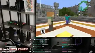 Etika reacts to Minecraft on Switch (Smash for Smash Parody/Meme) *Original*