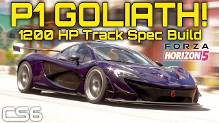 Mclaren P1 Goliath - 1,200 HP Track Spec Top 1% Run - Forza Horizon 5 Gameplay