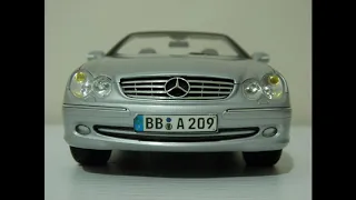 1:18 KYOSHO MERCEDES CLK CABRIOLET