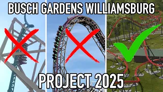 Wait, What is Busch Gardens Building?? New Roller Coaster Revealed, & its NOT What You Think!