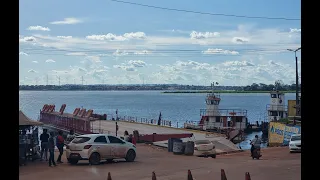 TRAVESSIA DE BALSA NO RIO TAPAJÓS ENTRE MIRITITUBA E ITAITUBA NO ESTADO DO PARÁ. #amazon #amazonia