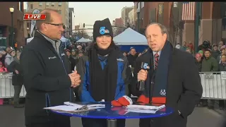 Mayor John Suthers joins News 5 at the Downtown Olympic Celebration